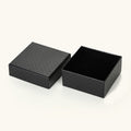 Square Jewelry Gift Box In Red And Black Textured Finishes view 5
