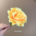 Fabric Flower Hair Stick Pins Hibiscus Sunflower Rose Styles view 4
