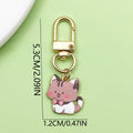 Cat Charm Keychains Featuring Cat Across 51 Pictured Variations view 6