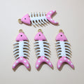 Colorful Enamel Fishbone Charms in Nine Color Options view 11