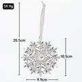 Rhinestone Snowflake and Wreath Christmas Hangers 4 Styles view 3