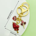 Heart Charm Keychains in 43 Pictured Variations for Bags and Keys view 2