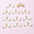 Round Sunglasses Enamel Alloy Charms in Seven Colors view 10