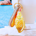 Star Filled Conch Shell Keychains in Seven Colors plus Assorted Option view 9