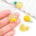 Yellow Pineapple and Shell Shell Charms with 11 Listed Options view 2