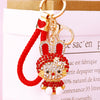 Red-Braided-Loop Red-Cute-Rabbit