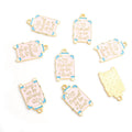 Polished Globe Alloy Charms in 4 Styles for Jewelry Crafts view 3