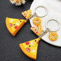 Pizza Fries Burger Baguette and Hot Dog Food Keychains view 4