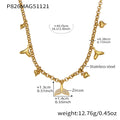 Sea Life Multicharm Necklace Collection in Two Metal Tones view 8