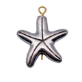 Starfish Bead In Antique Silver For Jewelry Making view 4