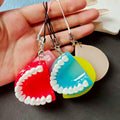 Colorful Denture Figure Phone Strap Charms in Five Colors view 2