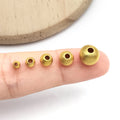 Matte Gold-Tone Spacer Bead Metal Beads with 8 Listed Options view 2
