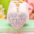 Crystal Heart and Chinese Fortune Charm Keychain Collection in Thirty Seven Designs view 10