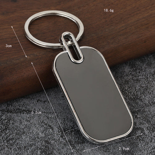 Sublimation Metal Bottle Opener Keychain DIY Blank Gift Keyring