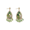 Ornate Teardrop Crystal Earrings in Three Colors for Everyday Styling view 5