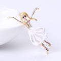 Ballerina Brooch In 2 Styles With Polished Metal And Decorative Details view 7