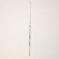 Clear Crystal Bead Icicle Ornament Pearl Tree Charm view 5