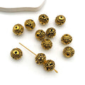 Matte Gold-Tone Spacer Bead Metal Beads with 3 Listed Options view 6