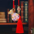 Jeweled Fortune Pouch Car Hangers in Four Colors plus One Plain Red Tassel view 2