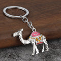 Metal/Alloy Camel Keychain With Colorful Saddle, 10 Styles view 7