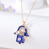 Navy Open Hamsa
