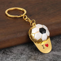 Soccer Ball Cap Keychain, Four Gold-Tone & Silver-Tone Styles view 4