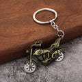 Cartoon Motorcycle Alloy Keychain Bag Charm Gift Accessory