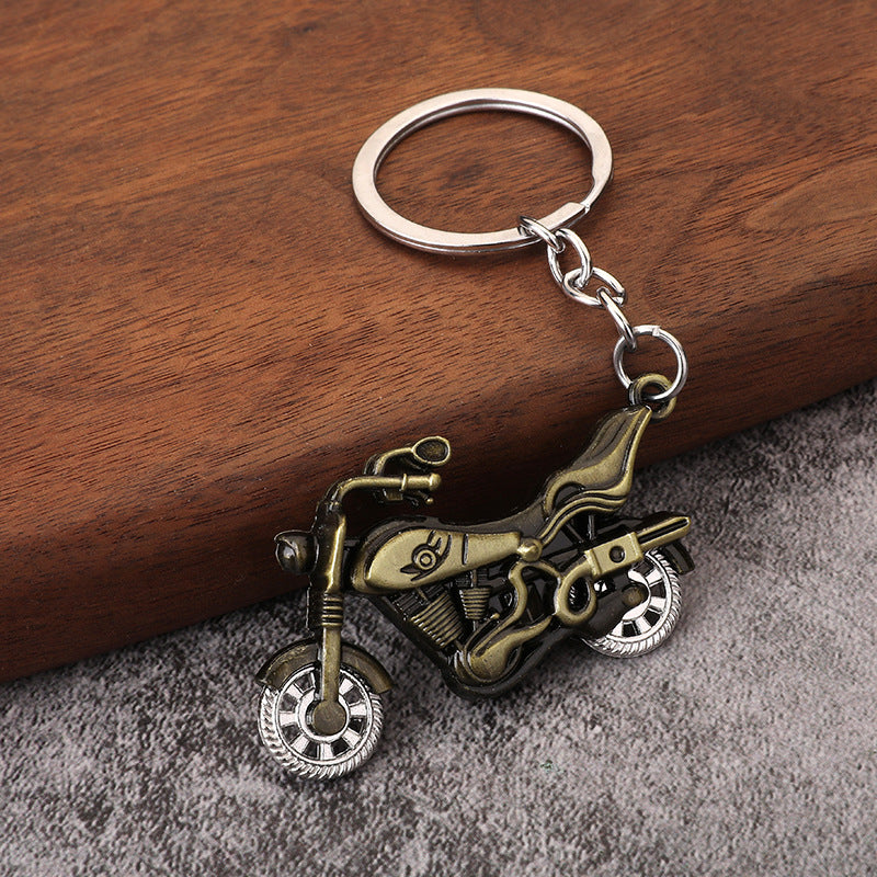 Cartoon Motorcycle Alloy Keychain Bag Charm Gift Accessory
