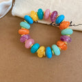 Acrylic Rondelle Bead Necklaces And Bracelets Nine Color Mixes view 7