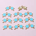 Round Sunglasses Enamel Alloy Charms in Seven Colors view 7