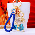 Gem Holding Sheep Keychains With Six Pictured Color and Strap Options view 3