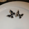 Black Butterfly Stud