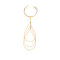 Layered Chain Fringe Open Upper Arm Cuff in Two Colors view 5
