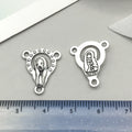Antique Silver Cross Metal Charms with 17 Listed Options view 8
