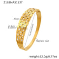 Geometric Crystal Open Bangle Collection in Seven Designs view 6