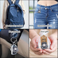 Dad Quote Keychain With Thumbs-Up Pendant And Metal Split Ring view 2