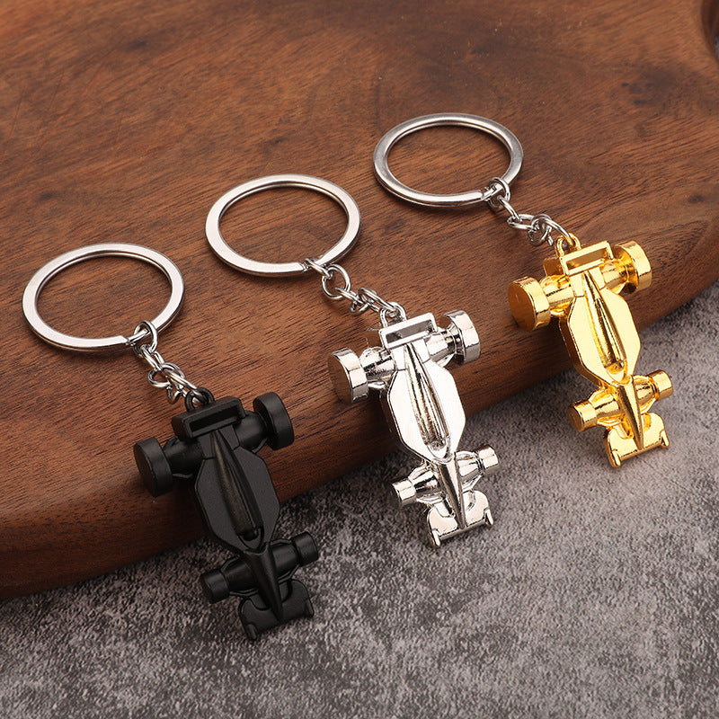 F1 Racing Car Zinc Alloy Keychain Promotional Gift Accessory