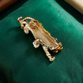 Striped Tiger Enamel Brooch Decorative Lapel Pin For Jackets And Scarves view 3