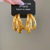 Gold Triple Hoop