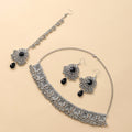 Round Medallion Choker Earring and Headpiece Jewelry Sets view 5