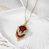 Gold Bright Red