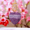 Deep-Purple Plain-Striped-Heart