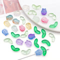Ten-Style Tulip Flower and Leaf Glass Bead Collection view 2