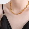 Gold Layering Necklaces Bracelet Butterfly Shell Bead Styles view 7