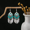Turquoise Geometric Feathers