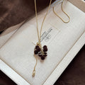 Velvet Grape and Horse Pendant Necklaces in Four Designs view 7