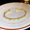 Gold Textured Bangle
