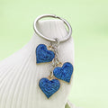 Heart Charm Keychains in 17 Pictured Variations for Bags and Keys view 2