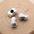 Nesting Doll Large Hole Metal Beads for Jewelry Making view 2