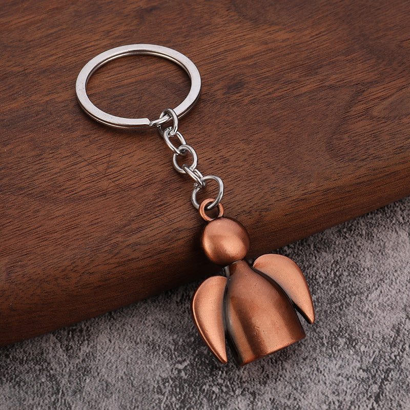 Angel Doll Metal Keychain, Creative Pendant for Bags and Keys